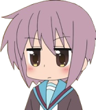 Small Yuki Nagato emote